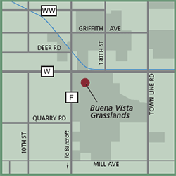 Buena Vista Grasslands map