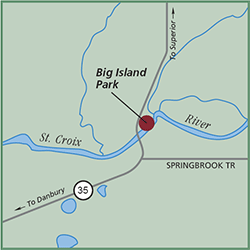 Big Island Park map