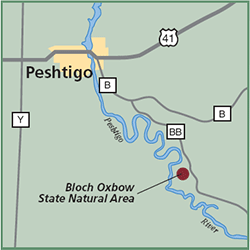 Bloch Oxbow State Natural Area map