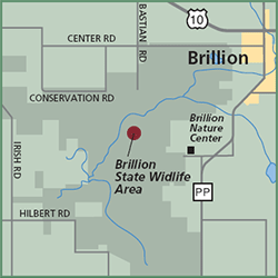 Brillion State Wildlife Area map