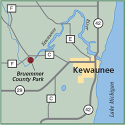 Bruemmer County Park map