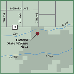 Colburn State Wildlife Area map