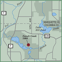 French Creek State Wildlife Area map