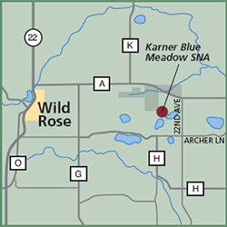 Karner Blue Meadow State Natural Area map