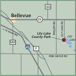 Lily Lake County Park map