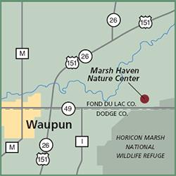 Marsh Haven Nature Center map