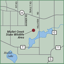 mullet creek trail 10th edition map wildlife state area prior gazetteer