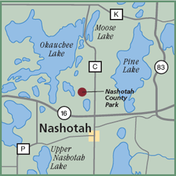 Nashotah County Park map