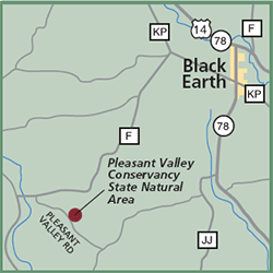 Pleasant Valley Conservancy State Natural Area map