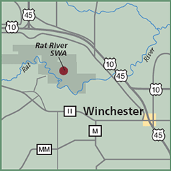 Rat River State Wildlife Area map