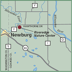 Riveredge Nature Center map