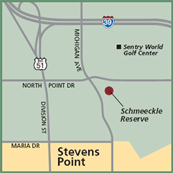 Schmeeckle Reserve map