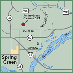 Spring Green Preserve State Natural Area map