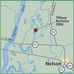 Tiffany Bottoms State Wildlife Area map