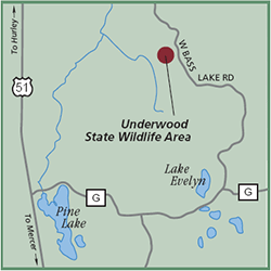 Underwood State Wildlife Area map