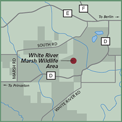 White River Marsh State Wildlife Area map