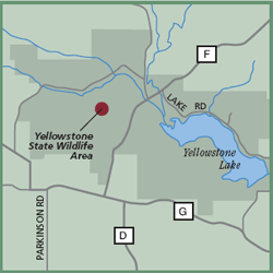 Yellowstone State Wildlife Area map